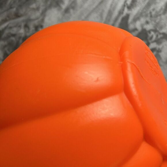 VTG Halloween Pumpkin Trick or Treat Candy Bucket 1997 Grand Venture Blow Mold - Picture 8 of 9